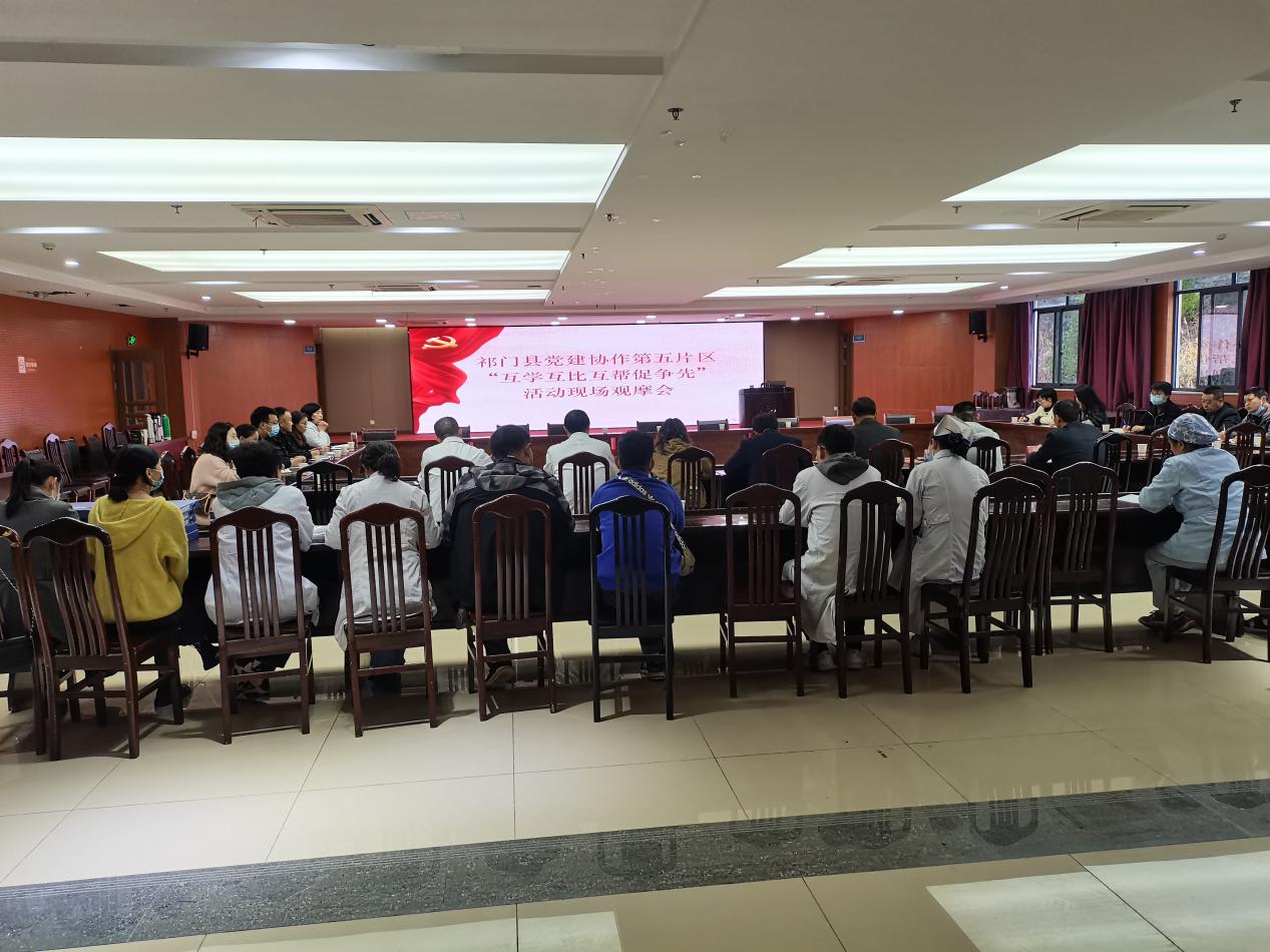 党建引领聚合力，医院发展谱新篇---县医院开展“互学互比互帮促争先”活动现场观摩会